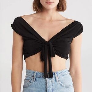Lisa Says Gah Luna Tie front Top